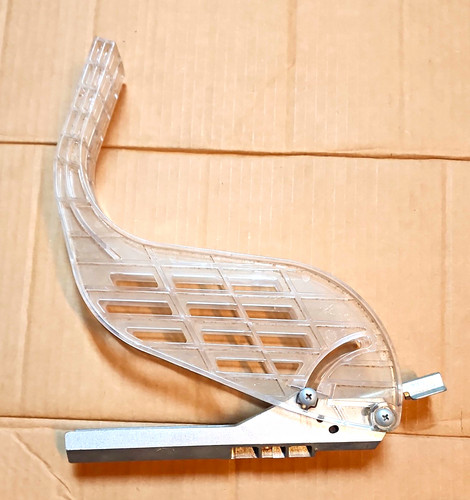 Clear plastic table - clear, saw