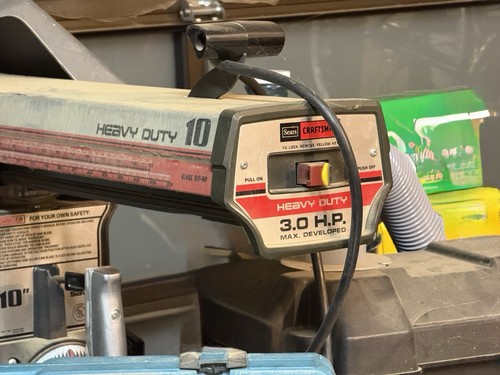 Craftsman radial arm saw - arm,