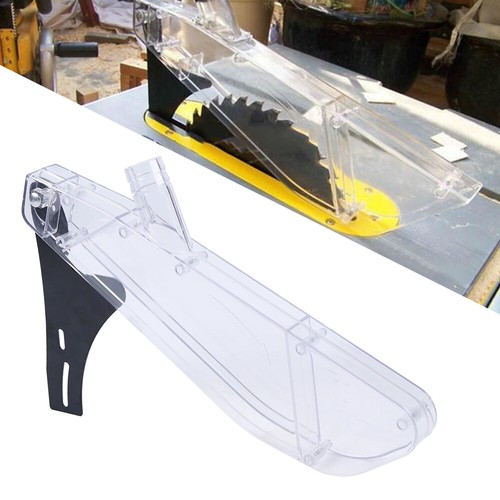 Table saw blade guard with