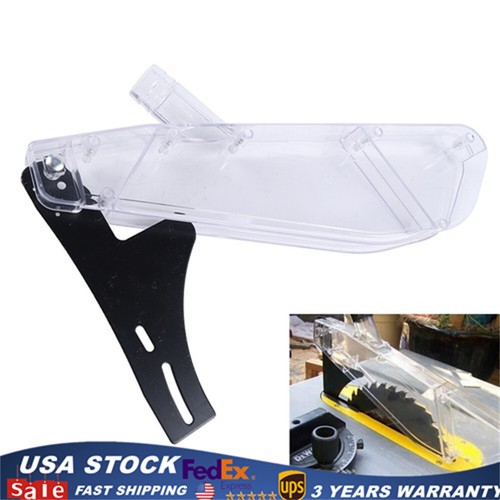 Transparent table saw blade - table,